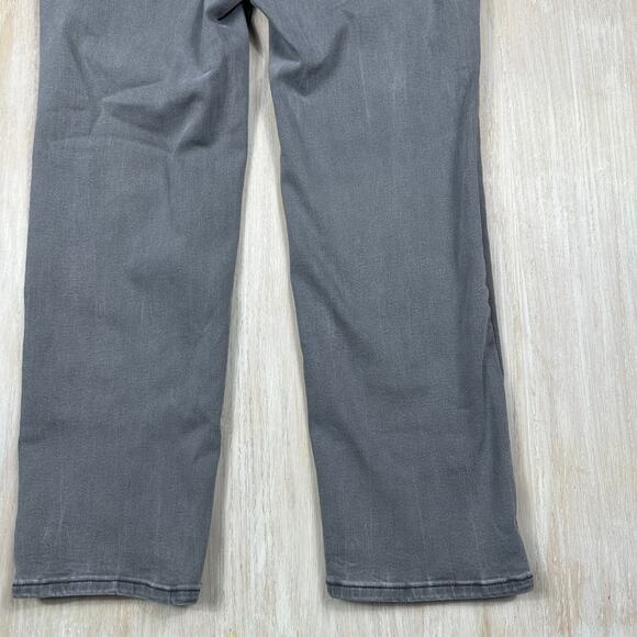 Lane Bryant Gray Mid-Rise Signature Straight Jeans Flex Magic Waistband Plus 18 - Picture 12 of 14